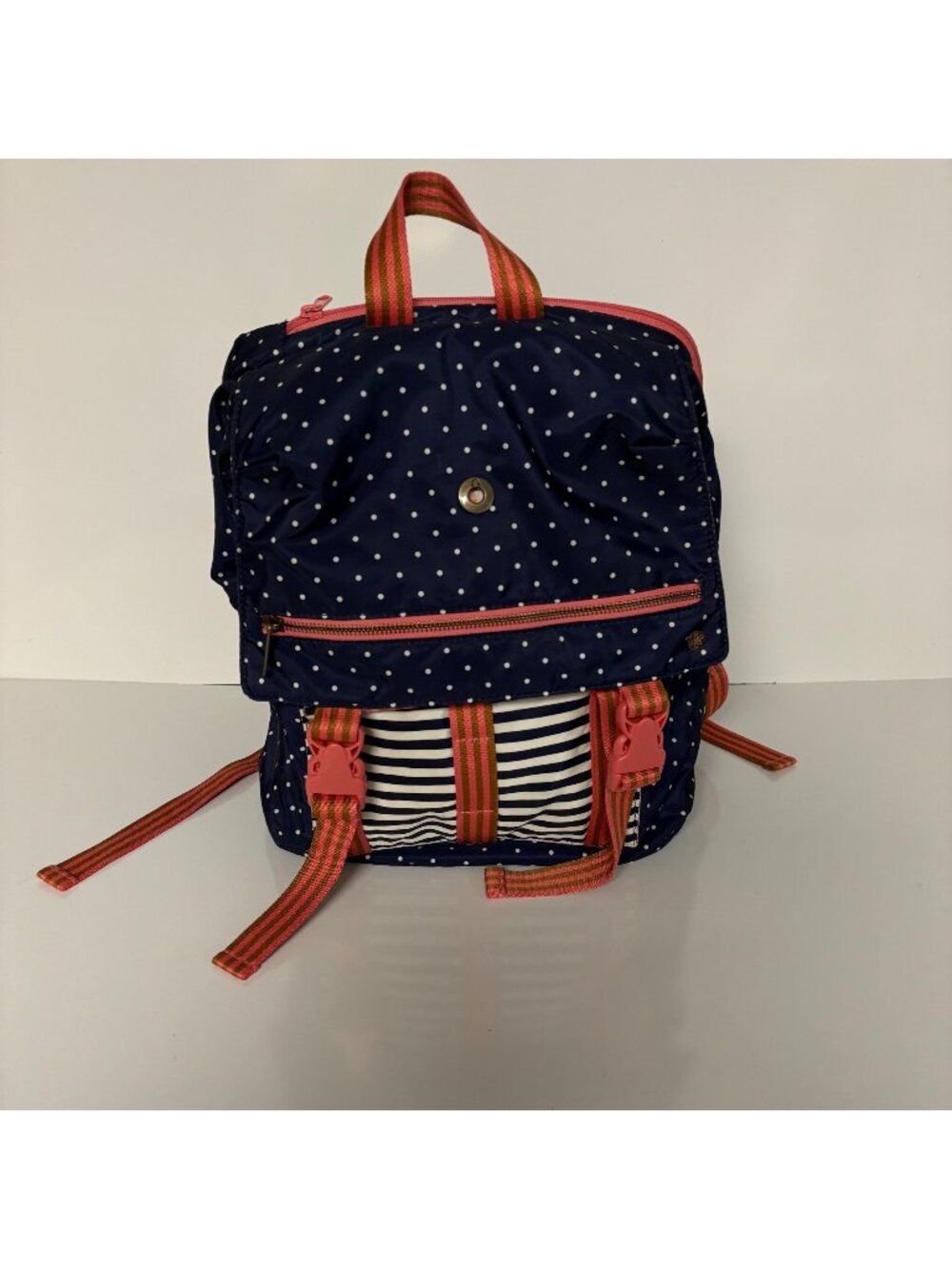 Matilda Jane Backpack Book Bag 435 Make Believe Blue Polka Dots